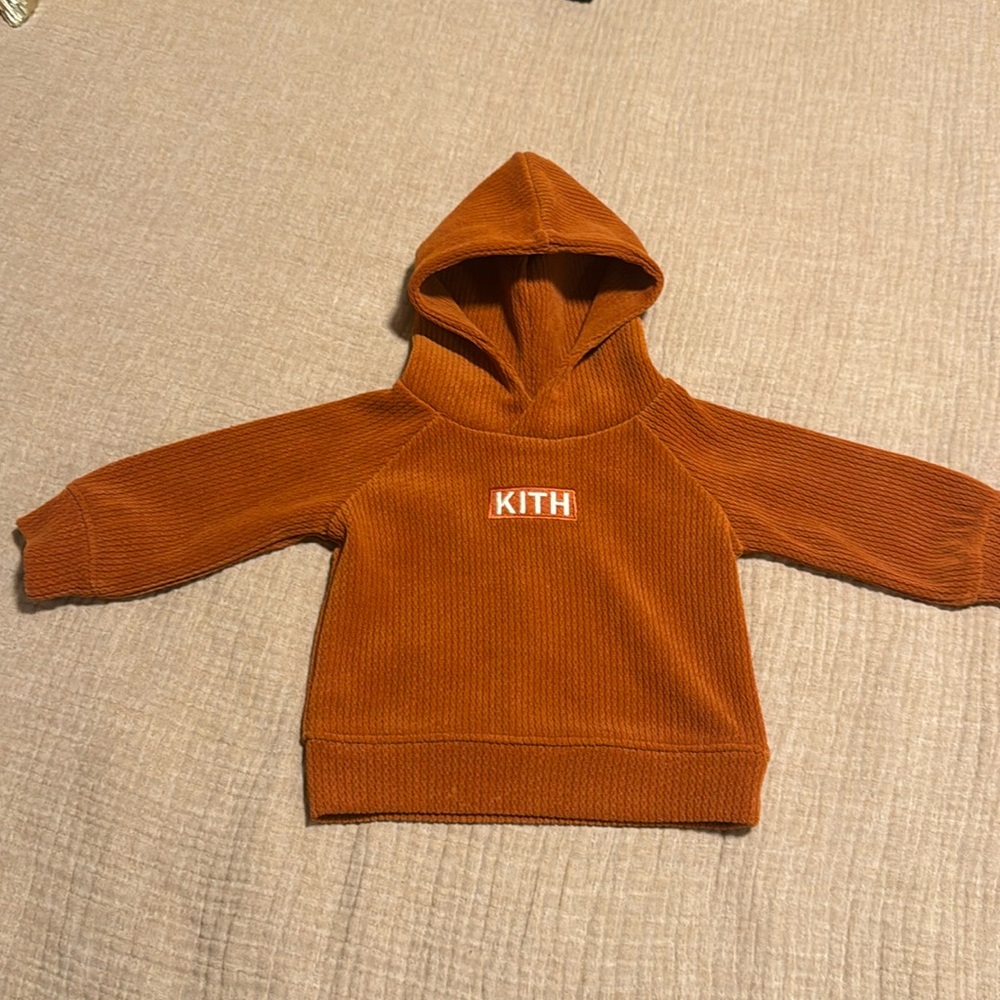 Kith baby novelty textured hoodie